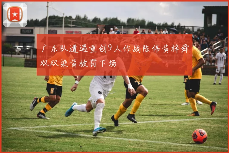 广东队遭遇重创9人作战陈伟黄梓舜双双染黄被罚下场