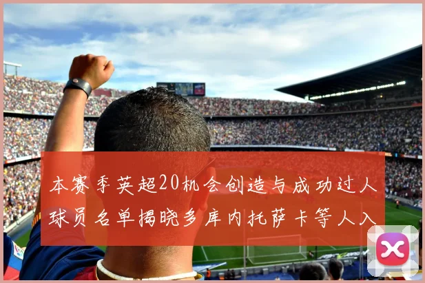 本赛季英超20机会创造与成功过人球员名单揭晓多库内托萨卡等人入选